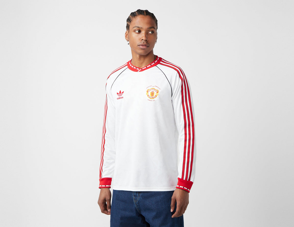 adidas Manchester United Long Sleeve Away Jersey 91