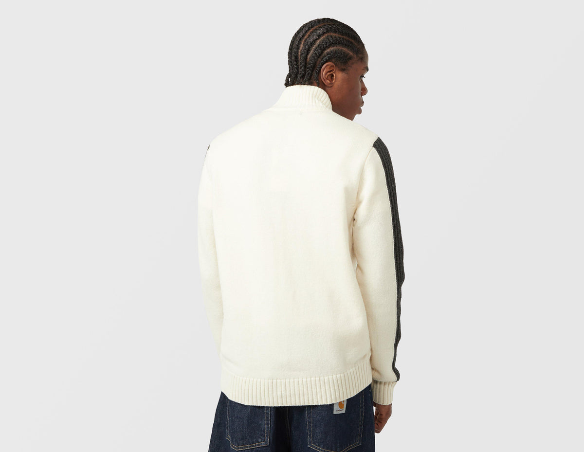 Fred Perry Ribbed Sleeve Zip Cardigan