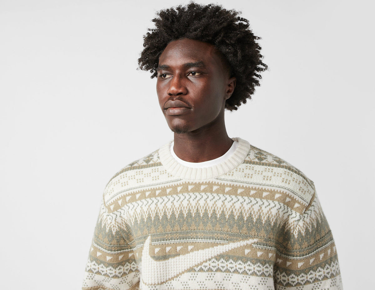 Nike Life Fair Isle Swoosh Jumper