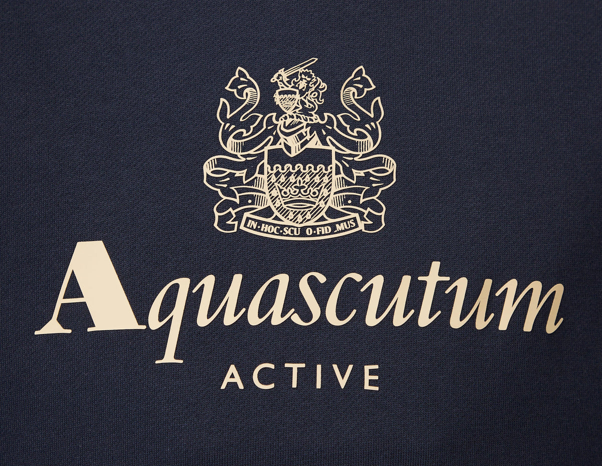 Aquascutum Active Big Logo Hoodie