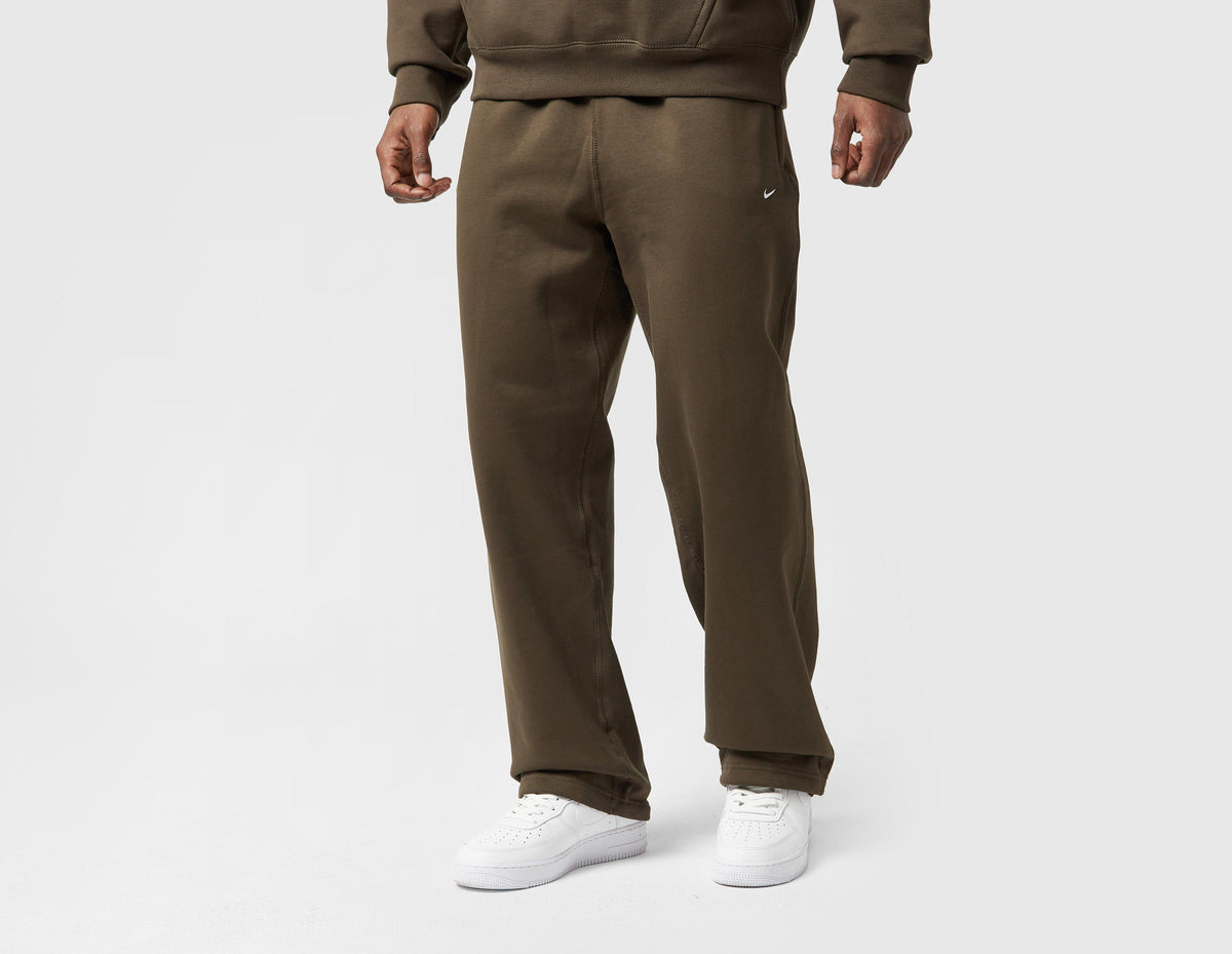 Nike Solo Swoosh Open Hem Fleece Pants
