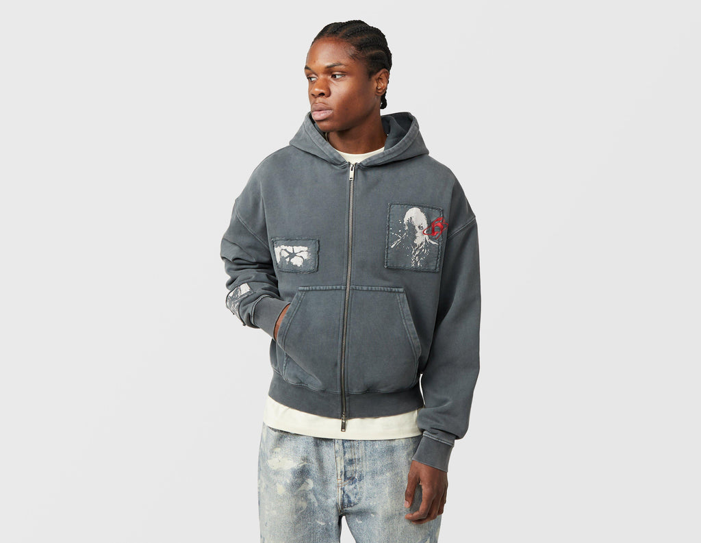 Home Grown x Stranger Things Villains Patch Zip Hoodie