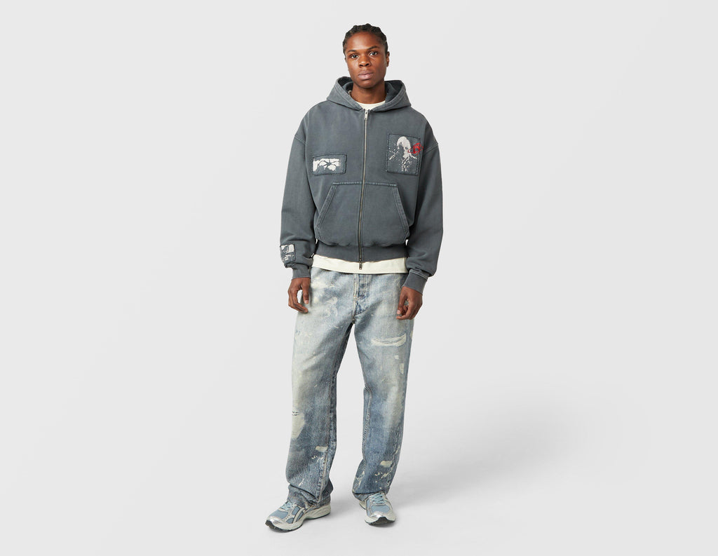 Home Grown x Stranger Things Villains Patch Zip Hoodie