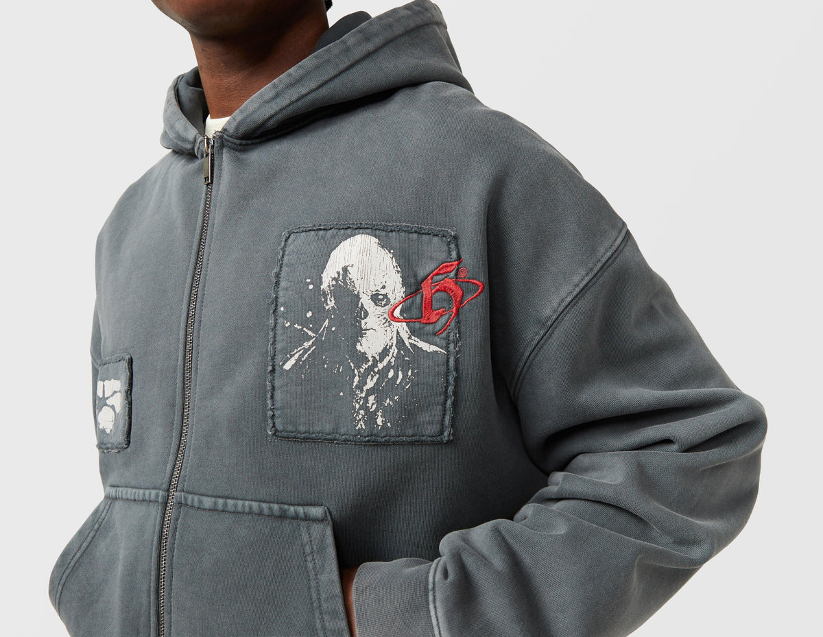 Home Grown x Stranger Things Villains Patch Zip Hoodie