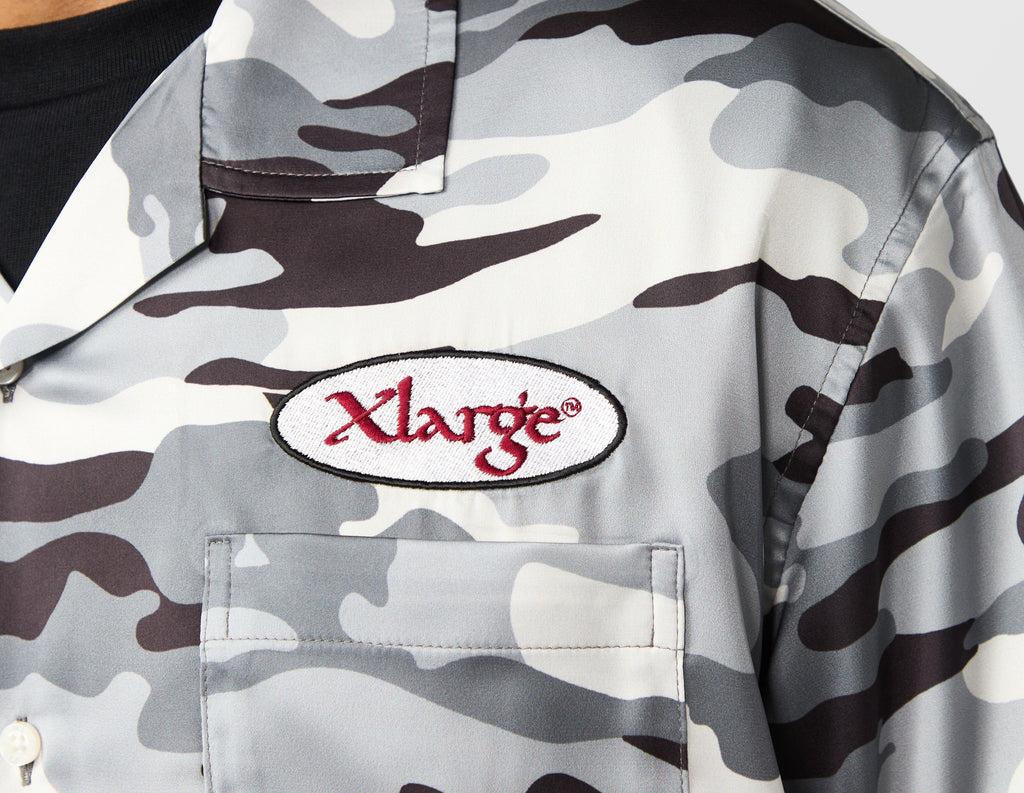 XLARGE Camo Camp Shirt