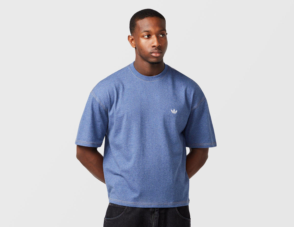 adidas Originals Trefoil Essentials Melange Loose Crop T-Shirt