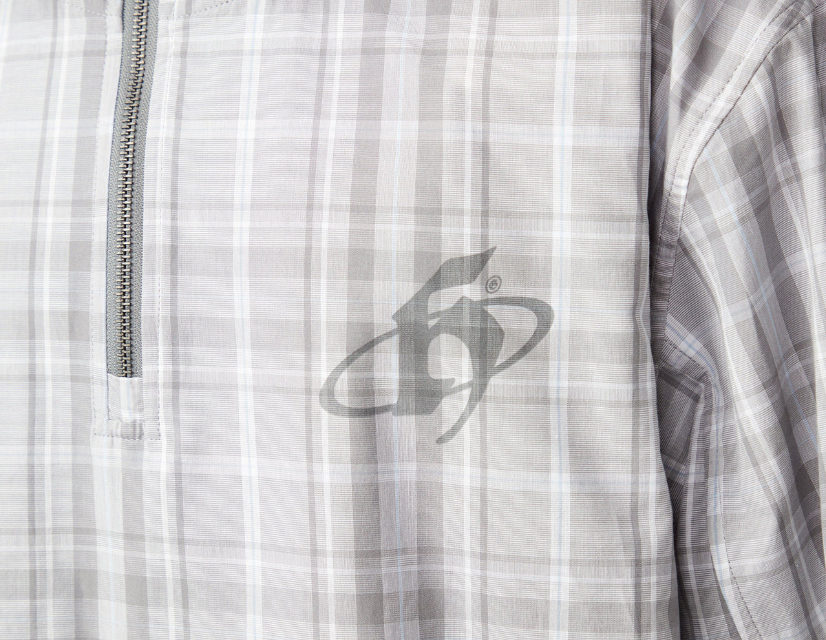 Home Grown Dover 1/4 Zip Check Jacket