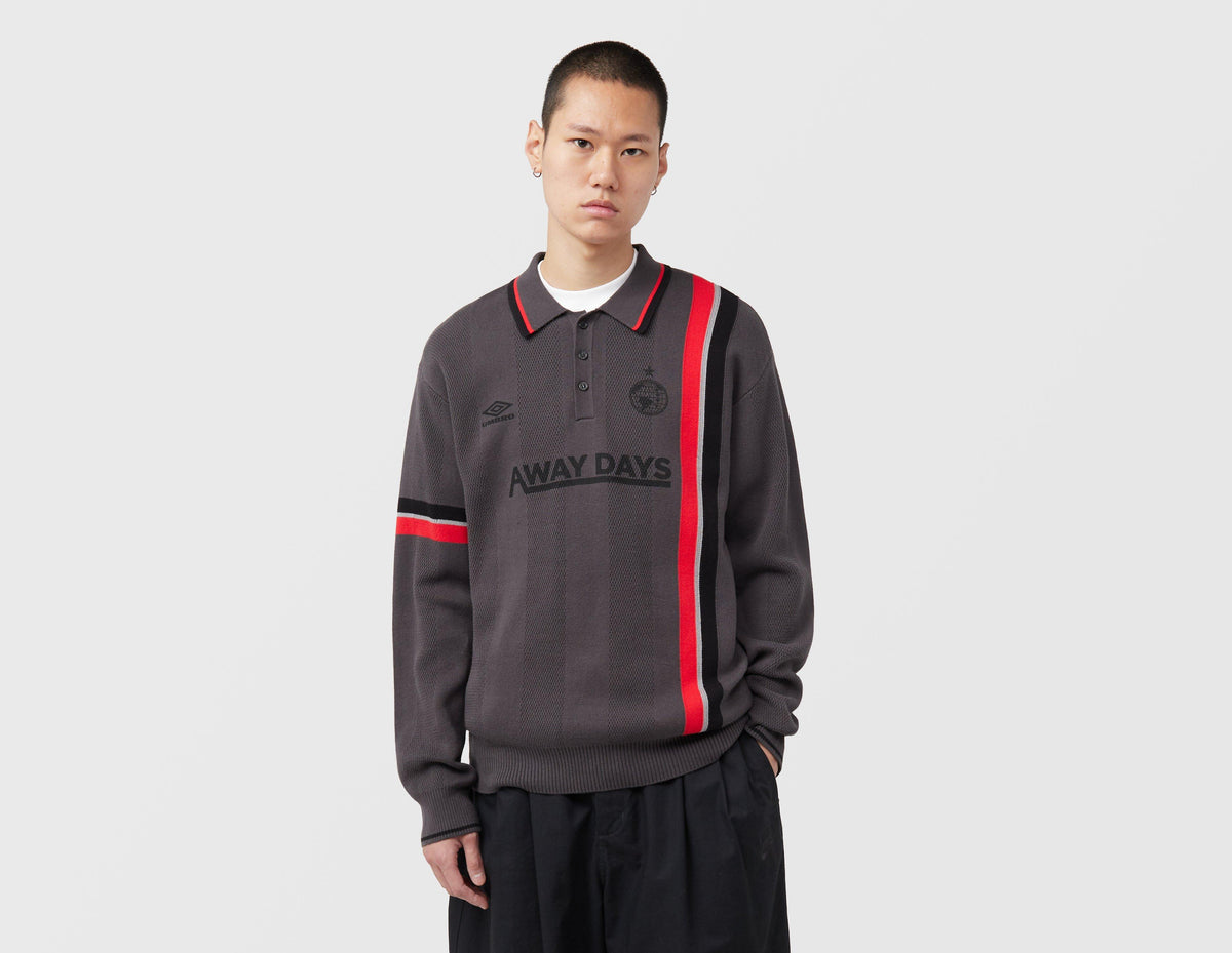 Umbro Sports Culture Long Sleeve Knit Polo